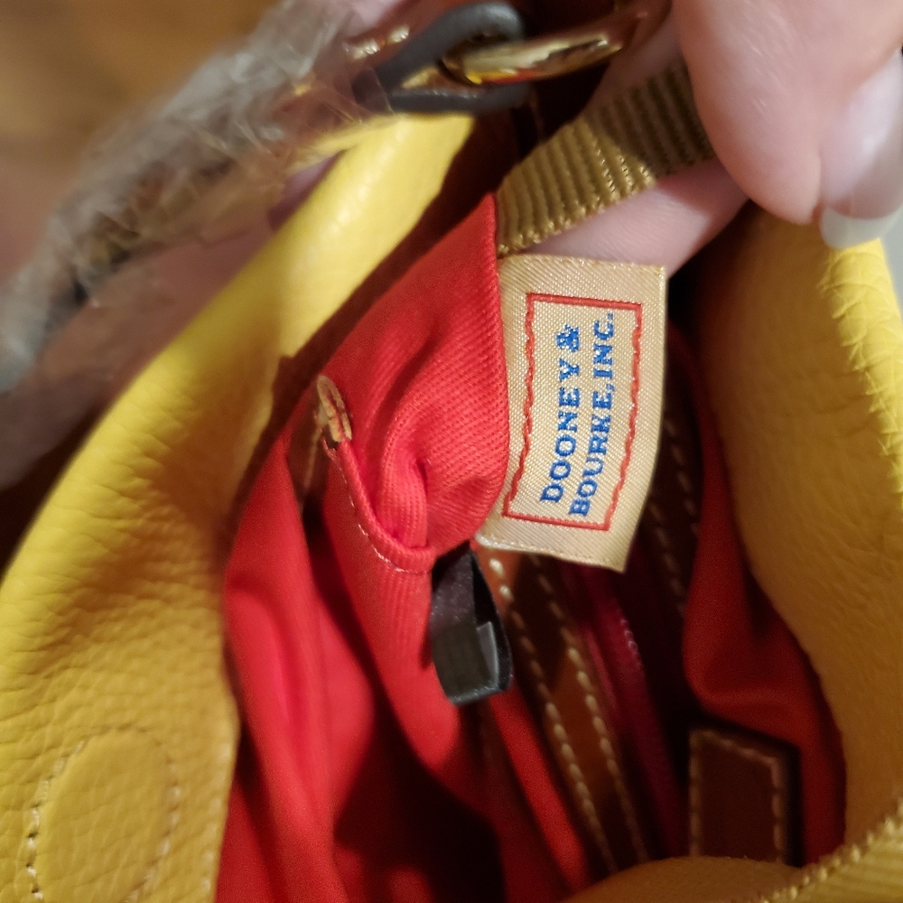 Dooney & Bourke Yellow Crossbody Bag - Picture 2 of 8